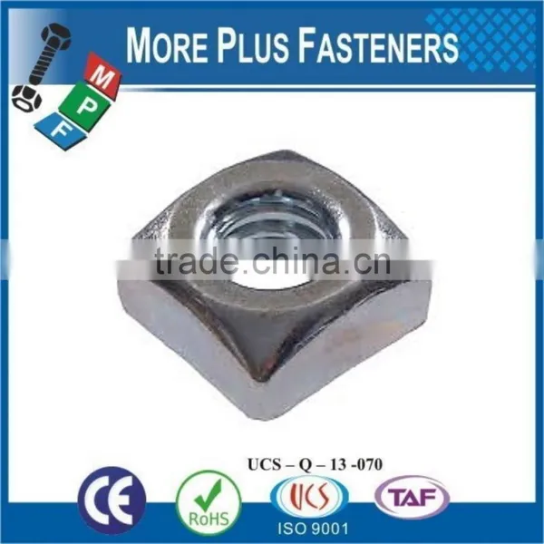 Made in Taiwan Heavy Plain Finish Steel Stainless Steel Zinc Finish Steel Regular Square Nut photo-6