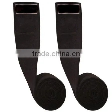Power Weight Lifting Elasticated Knee Bandage Wraps Gym Training Straps Support photo-2