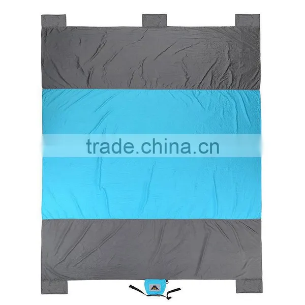 Parachute Nylon Waterproof & Sandproof Ripstop Ultra Light Big & Compact Beach Mat photo-3