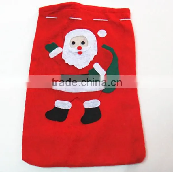 Santa Claus Christmas Drawstring Felt Bag photo-3