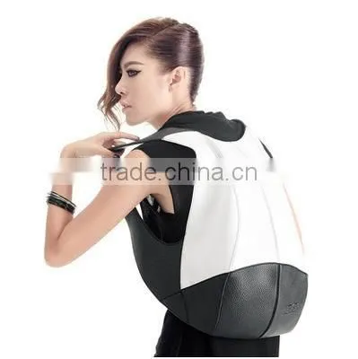 WomenTravel Casual Shoulder Leather Motorcycle Bag PU School Backpack Men College Bag Backpack photo-2