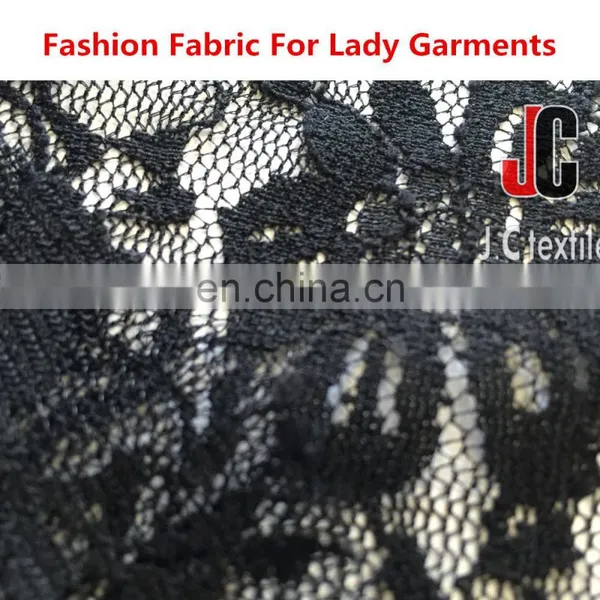 JC1723 Wholesale Nylon Spandex Fashion Design Nylon Lace Fabric for Wedding photo-6
