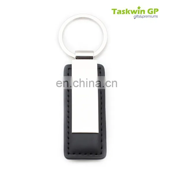 Simple Design Hot Wholesale Promotional Use Cheap PU Leather Keychain photo-4