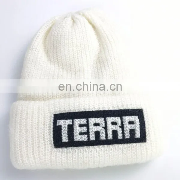 Custom Embroidery Logo Hot Sale Wholesale Cheap 100 Acrylic Beanies With High Quality photo-2