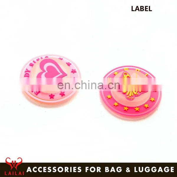 Bag Parts Custom Silicone Patch Logo Rubber Label for Handbag photo-2