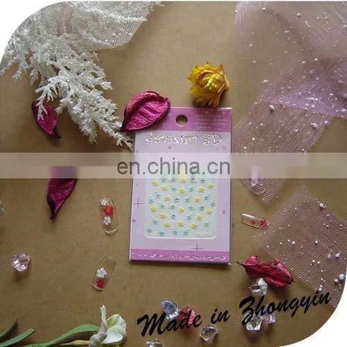3D Christmas Water Transfer Nail Art Stickers (ZY7-012)