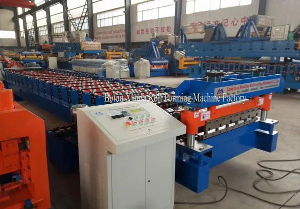 High Quality Roof Tile Roll Forming Machine photo-2