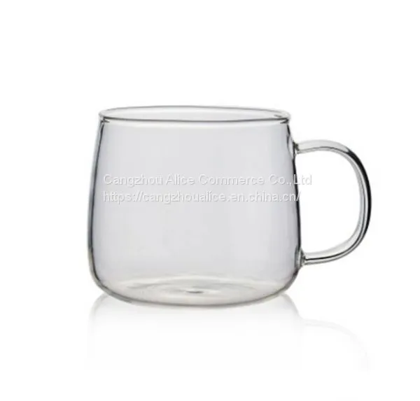 Cheap Fashion Milk High Borosilicate Glass Coffee Cup photo-4