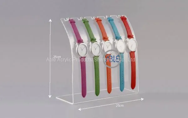 Crystal Clear Custom Acrylic Watch Display Stand photo-3