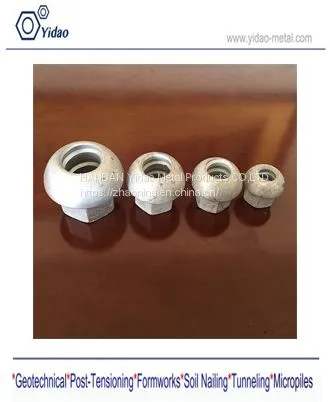 Domed Nut 55°/Anchor Nut/reinforce Thread Bar/thread Bar Accessory/Black or Z.P photo-3