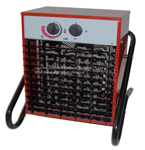 Industrial Air Forced Fan Heater 380V 15KW Yellow photo-4