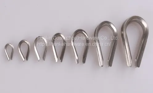 316/304 Lifting High Polished Marine Stainless Steel Wire Rope Tube Thimble photo-5