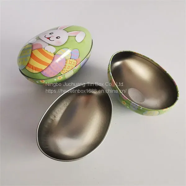 Chocolate & Cake Surface Debossing Shapes Flat Cookie Tin Easter Goose Eggs photo-3