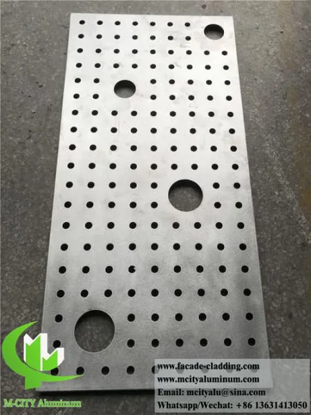 Laser Cut Aluminum Sheet Wall Panel Aluminum Facade Metal Panels for Exterior photo-2