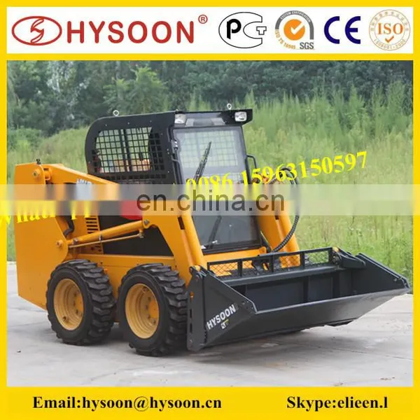 Utility HY700 Wheel Skid Steer Loader With 4 in 1 Bucket photo-3