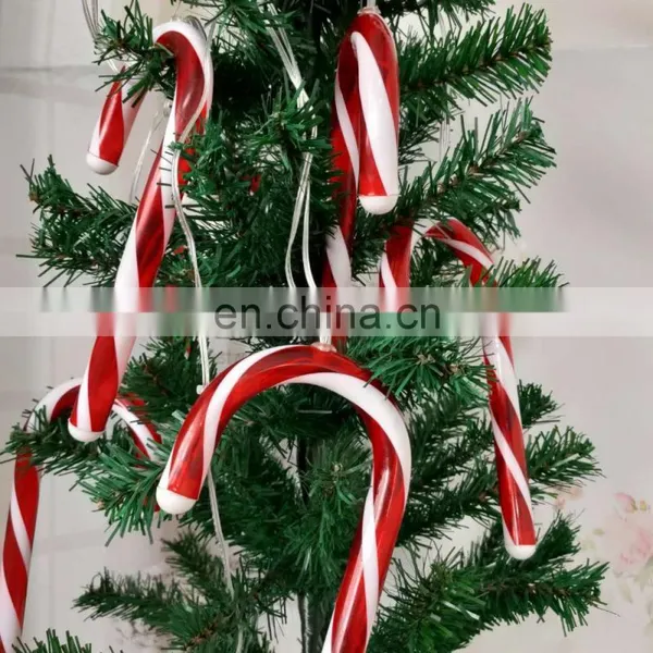 Battery Powered 3D Candy Cane Christmas Crutch Fairy LED String Light Party Light photo-2