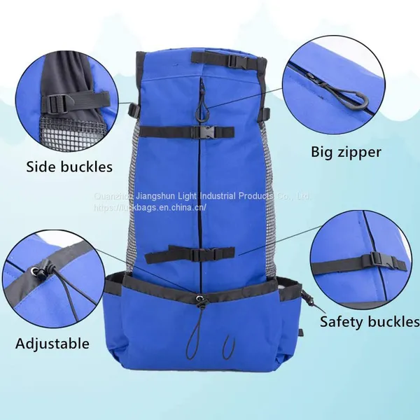 Motorcycle Wholesale Safety Extra Pockets Adjustable Travel Pet Carrier Backpack photo-5