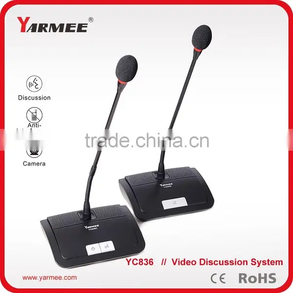 Conference Room Audio System Desktop Microphone Video Camera Auto Track System YC836 photo-4