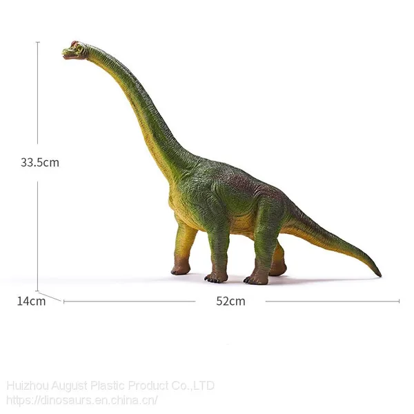 Educational Eco-Friendly PVC Simulation Model Brachiosaurus Mini Wild Animals Toy Set For Kids photo-5