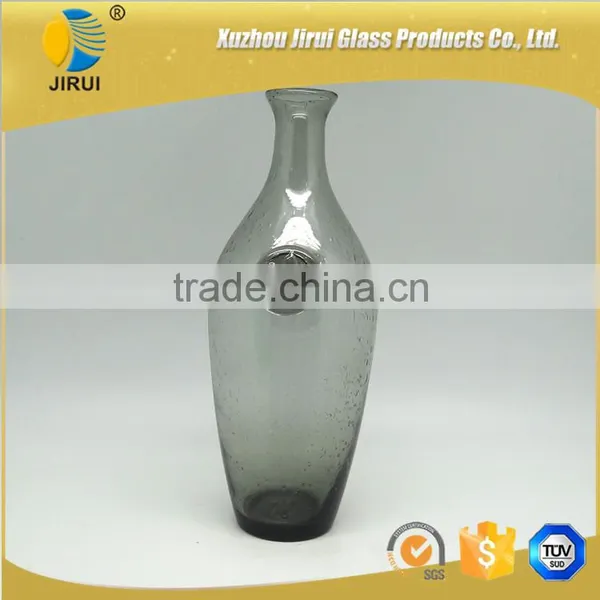 1200ml Clear Glass Wide Mouth Vase photo-2