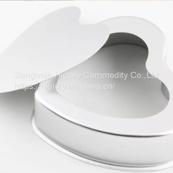 Non Stick Aluminum Heart Shape Cake Pans Removable Bottom Cake Baking Mold Pan photo-3