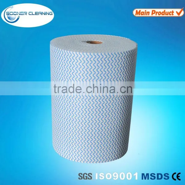 Disposable Apertured Nonwoven Wipes Roll photo-3