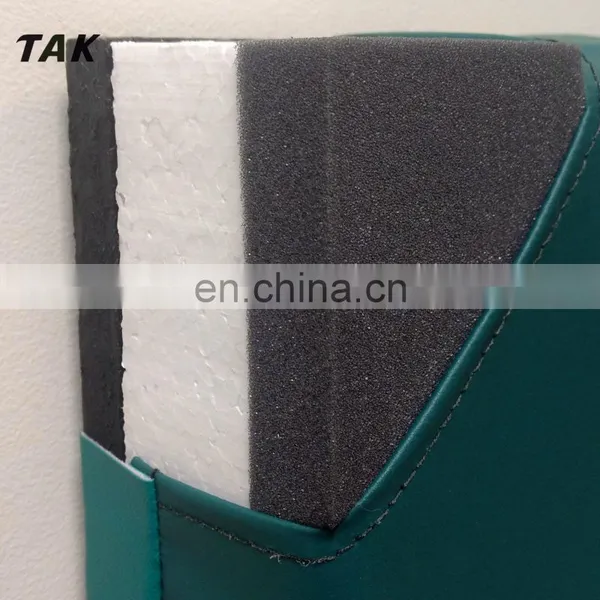 19oz Stadium Safety Field Wall Padding With 3 Inch High Density Polyurethane Foam