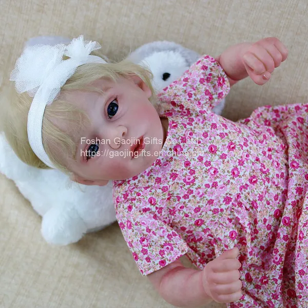 The New 17-inch Simulation Baby Reborn Doll 3D Advanced Painted Veins Visible Cross-border E-commerce Sources photo-2