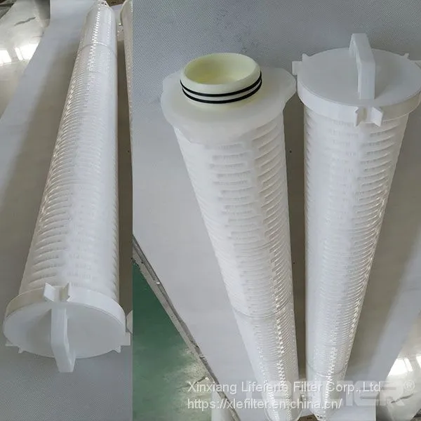 40 Inch Industrial PP Pleated Sediment Filter Cartridge Waste Water Treatment Machinery