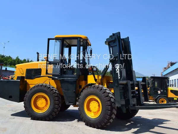 BENE 10ton/12ton All Terrain Forklift 10ton/12ton Rough Terrain Forklift Truck With Triplex Mast photo-5