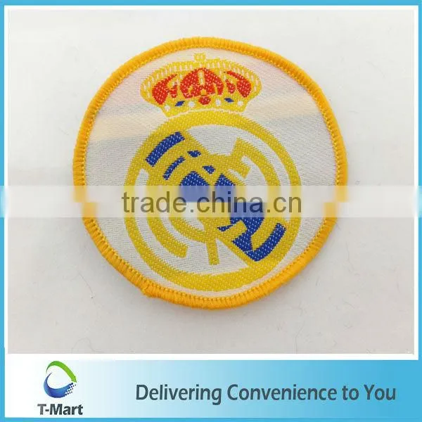 Simple and Easy Embroidery Badge/Sticker/patch Design Woven Label for Clothings, Bags, and Garments