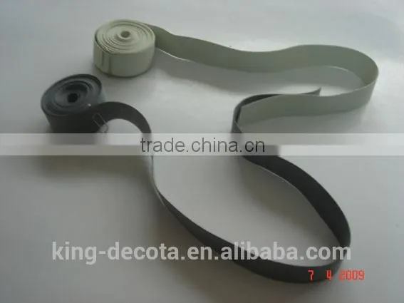 Black and White Elastic Textured Rubber Tape photo-2