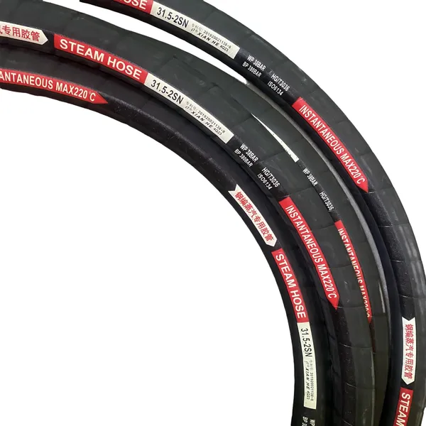 XIANHE STEAM HOSE INSTANTANEOUS MAX 220℃ WP 50BAR BP 500BAR HG/T3036, 25-1SN，One Piece With a Length of 20 Meters