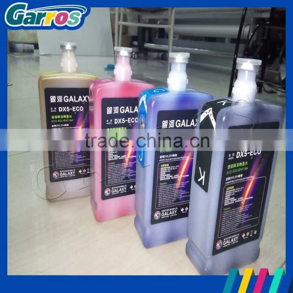 Long Time Keep Printing!!! Galaxy Eco-Solvent Ink For Dx5 Dx4 Printhead photo-4