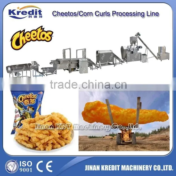 Fried Corn Curls Snack Food Machine photo-6