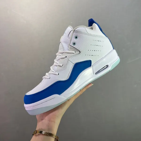 Air Jordan Courtside 23 Concord (Jordan AJ3) Mid-top Retro Casual Sportswear Basketball Couple's Shoes photo-3
