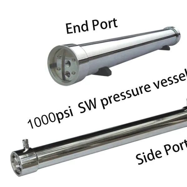 300psi 400psi 600psi 1000psi Side Port End Port Stainless Steel Sanitary Medical Hemodialysis Connection Membrane Housing for Water Treatment photo-2