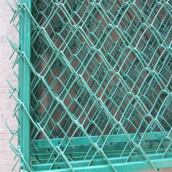High Standard Portable Anti-rust Galvanized Perimeter Diamond Mesh Chain Link Fence photo-2