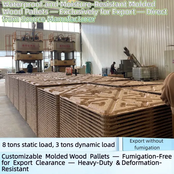 Food and Pharmaceutical Grade Molded Wood Pallets — Nail-Free, Splinter-Free, Safe, and Eco-Friendly photo-5