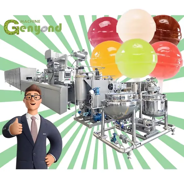 Genyond Factory Toffee Candy Cooling Machine Cooling Sifter for Hard Candy Toffee Lollipop Production Line