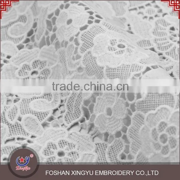 Fashion Promotional Custom New Wedding Net Dress Materials Embroidery Designs Fabric by the Yard photo-3