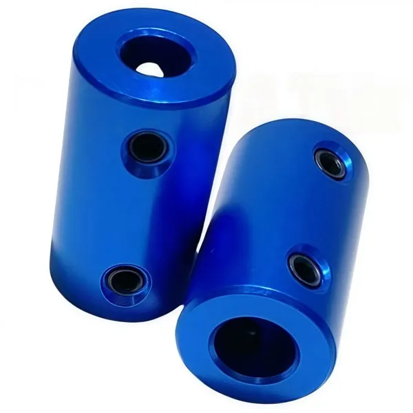 Step Motor Accessories Blue Aluminum Coupling 5mm 8mm Bore Flexible Shaft Connector photo-3