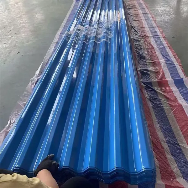 High Quality Corrugated Galvanized Steel Sheets Roofing Sheet Color Coated Corrugated Steel Plate photo-2