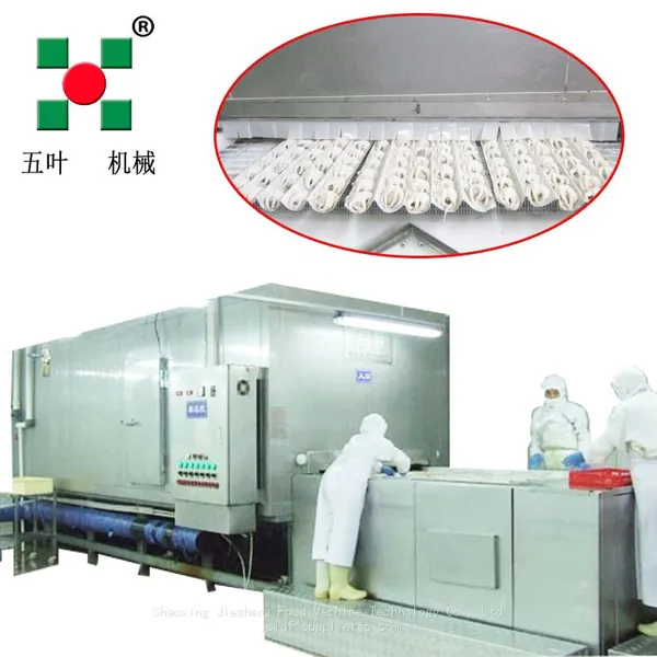Shrimp Iqf Freezer Machine Small Seafood Iqf Tunnel Freezer