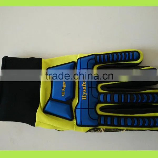 Oil-resistant Working Gloves/Oil Rigger Gloves/Cut Resistant Gloves/ Oil Field Gloves photo-3