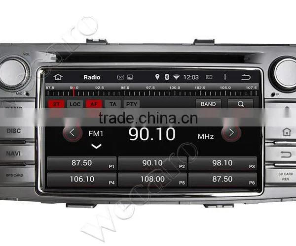 Wecaro Android 4.4.4 Car Stereo 1024 * 600 for Toyota Hilux Car Multimedia System Android 2012 2013 2014 photo-5