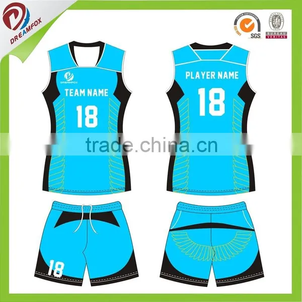 Latest Design Sublimated Brazil Volleyball Jersey
