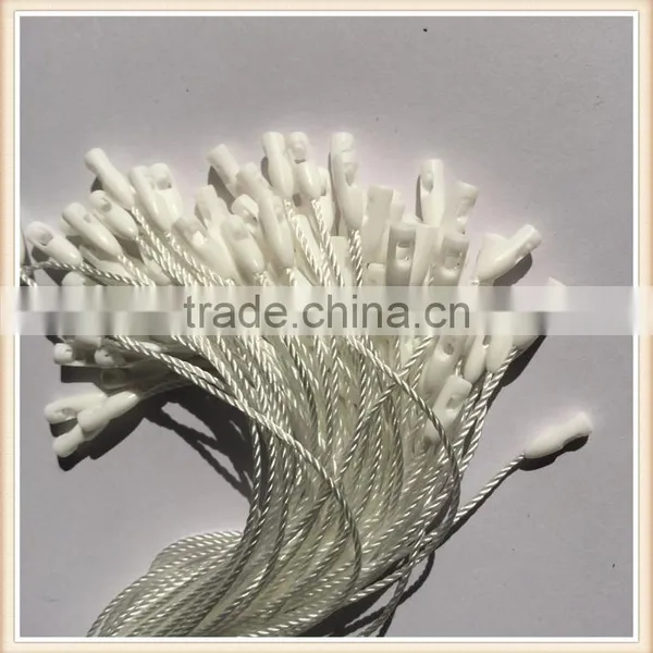 High Quality White Polyester Thread String Tag Plastic photo-5