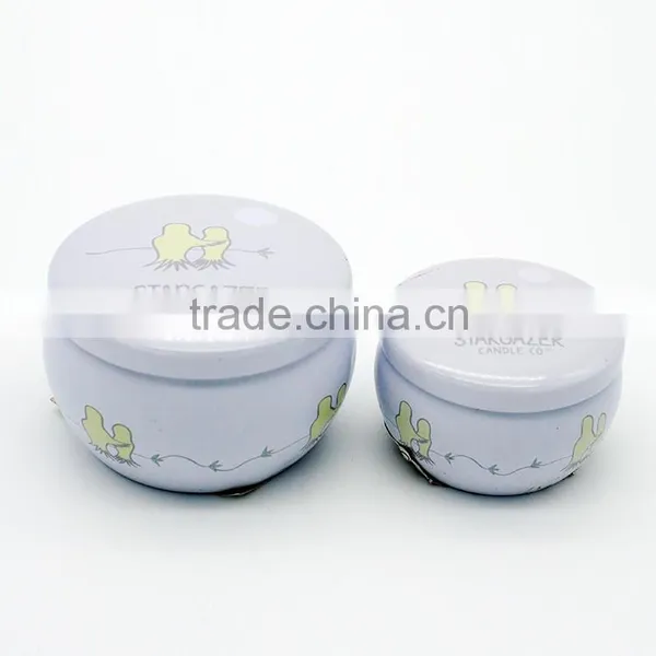 Fashion Massage Candle in Tin Box With Metal Lid photo-3