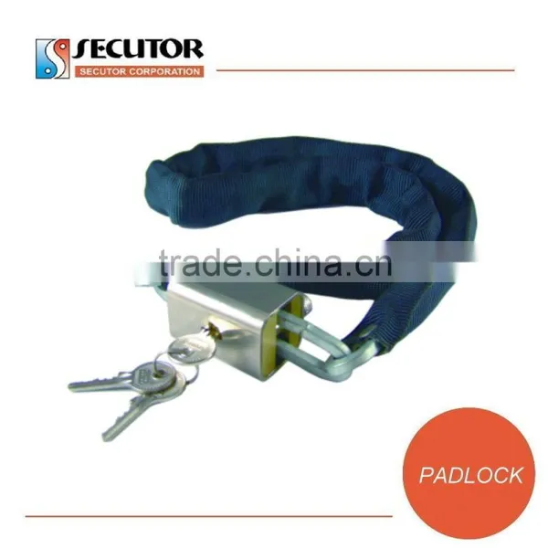 Anti Drill Bike Chain Steel Padlock Lock photo-3